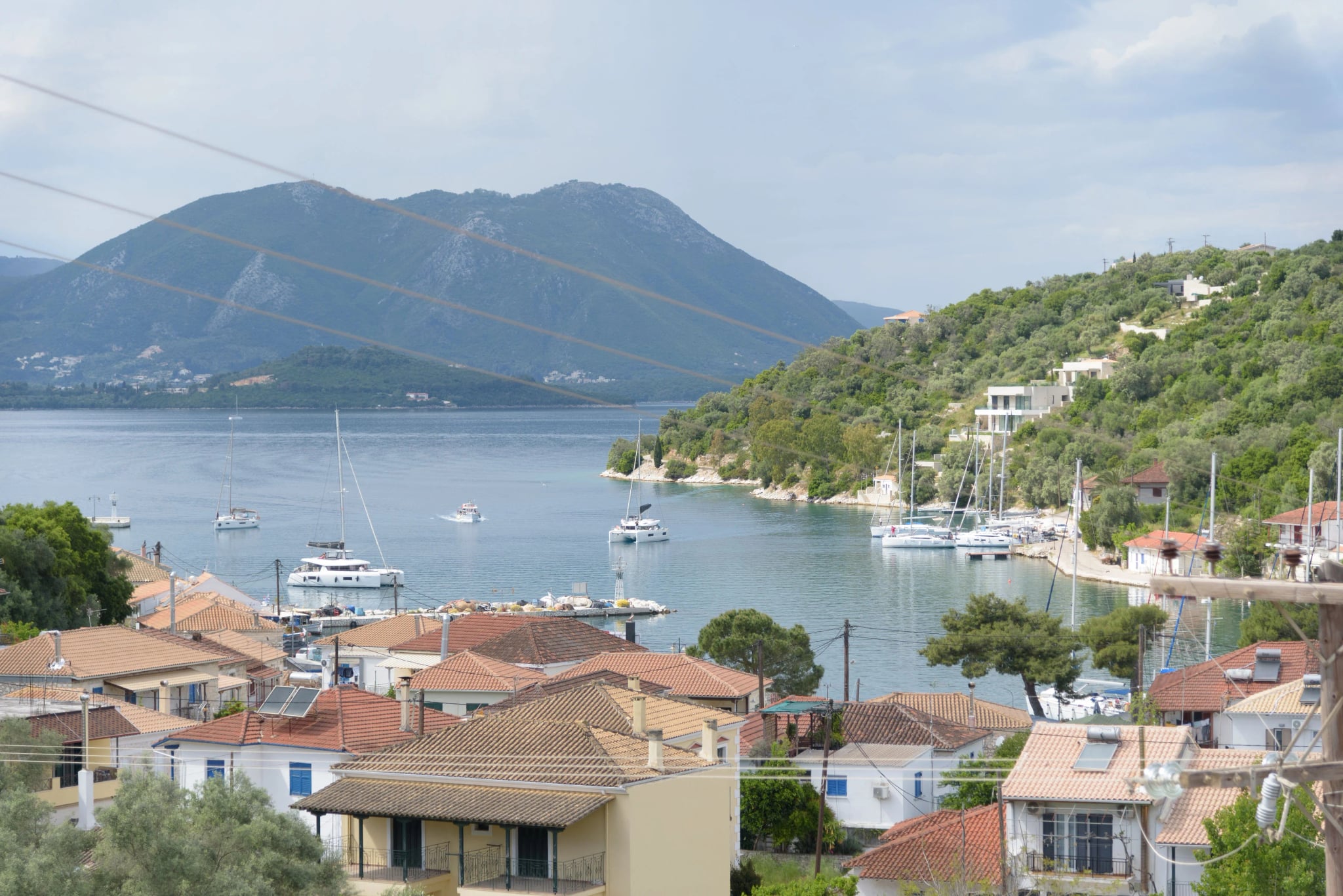 Meganisi island landscape view